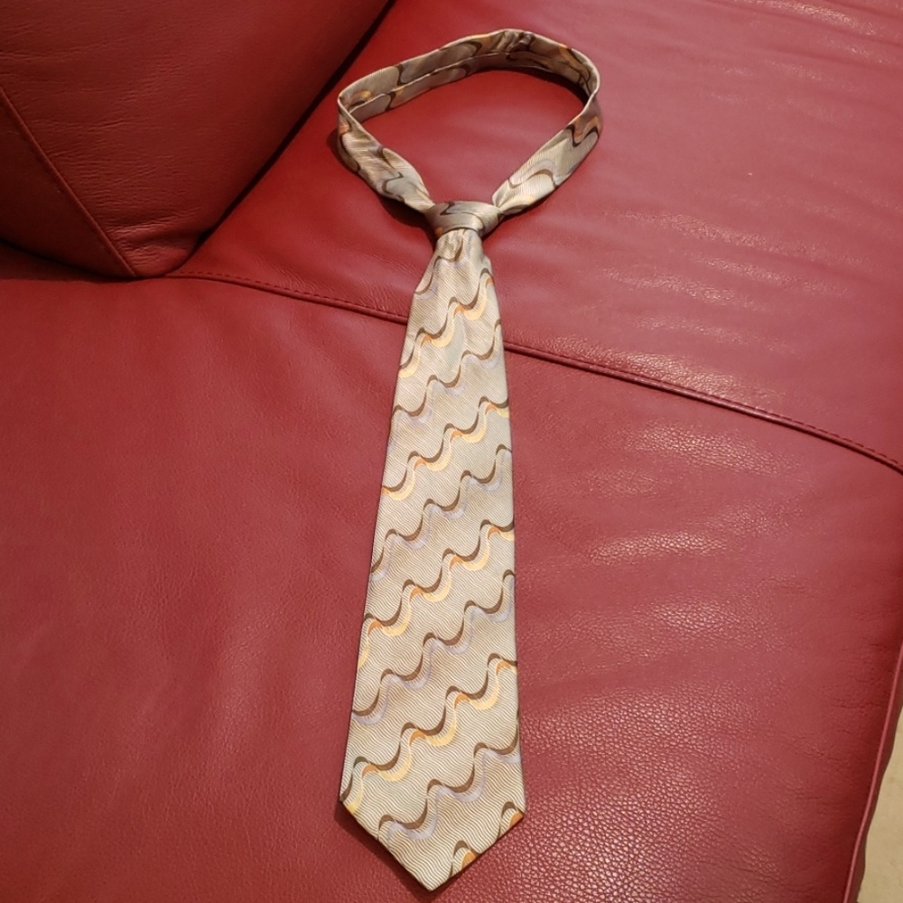 Adolfo silk tie